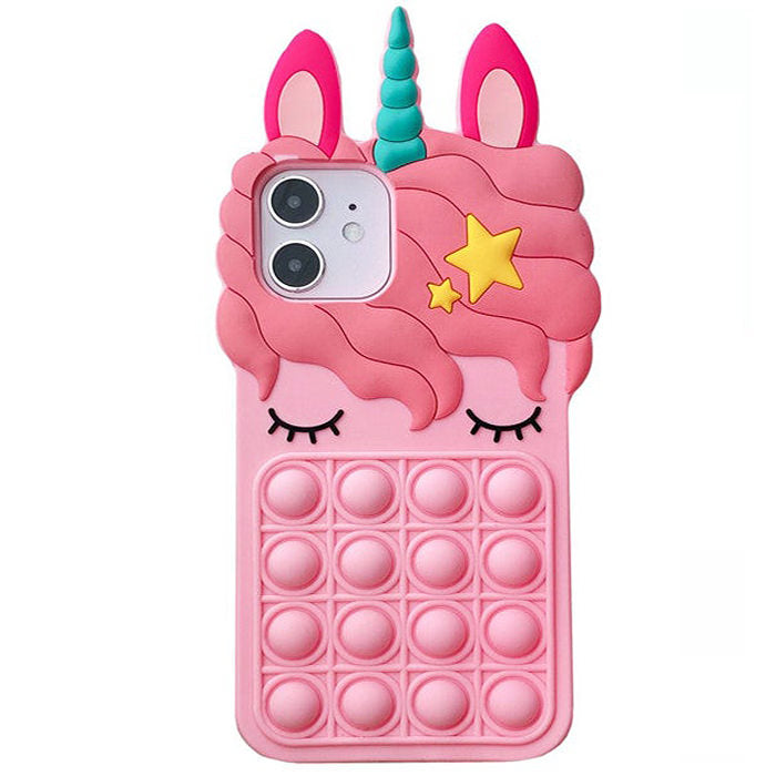 Funda para iPhone Unicorn Pop It