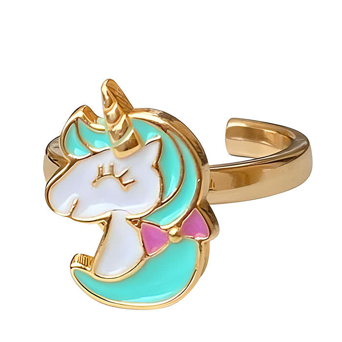 Anillo giratorio de unicornio