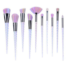 Juego de brochas de maquillaje de unicornio