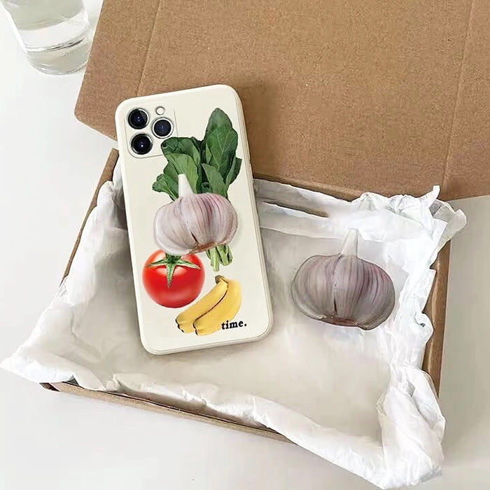 Funda para iPhone con verduras