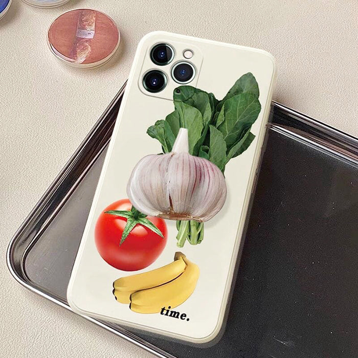 Funda para iPhone con verduras