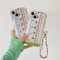 Funda para iPhone con estampado floral vintage