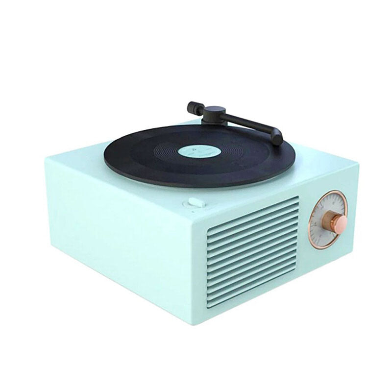 Altavoz Bluetooth con reproductor de vinilo retro