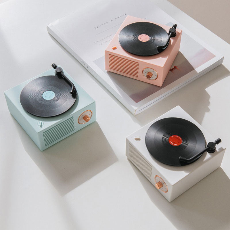 Retro Vinyl Player Bluetooth Speaker