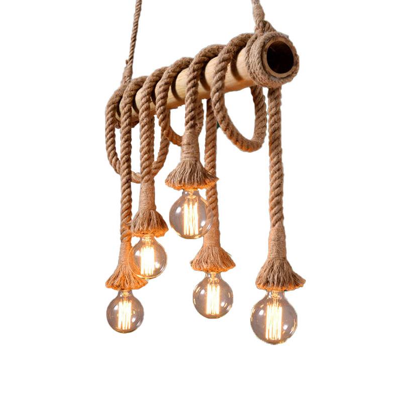 Vintage Rope Pendant Light