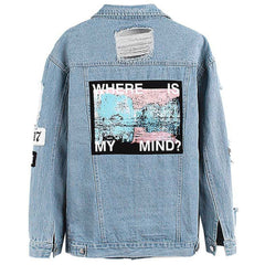 "Where is my mind" Denim Jacket