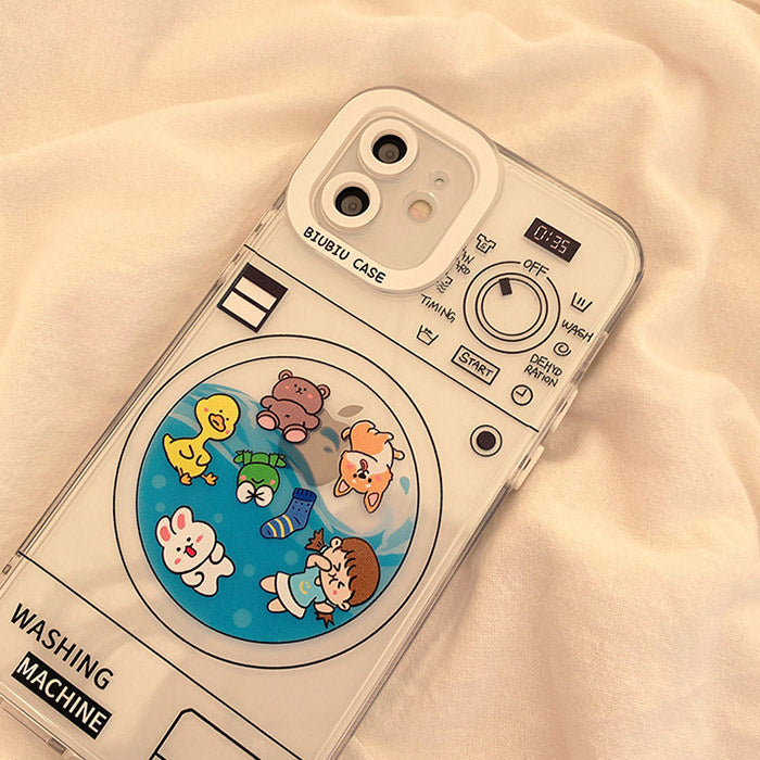 Funda para iPhone con diseño de lavadora