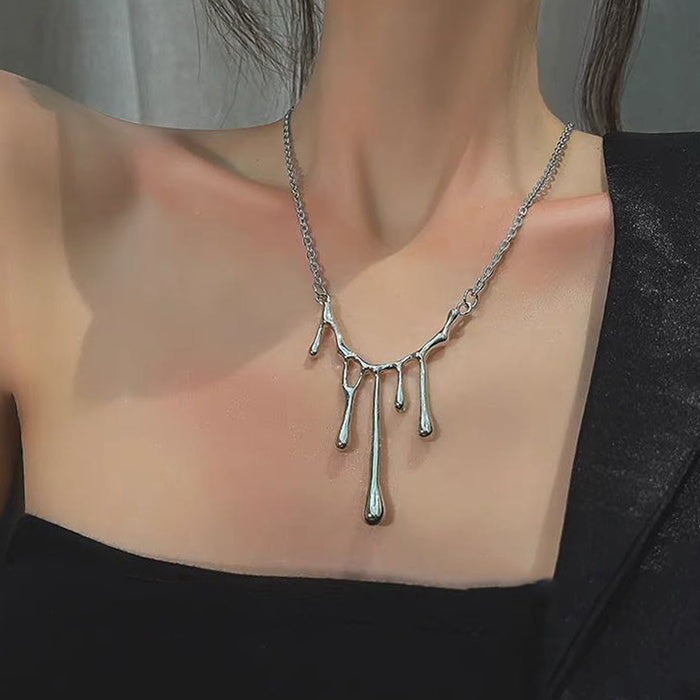 Water Drop Aesthetic Necklace