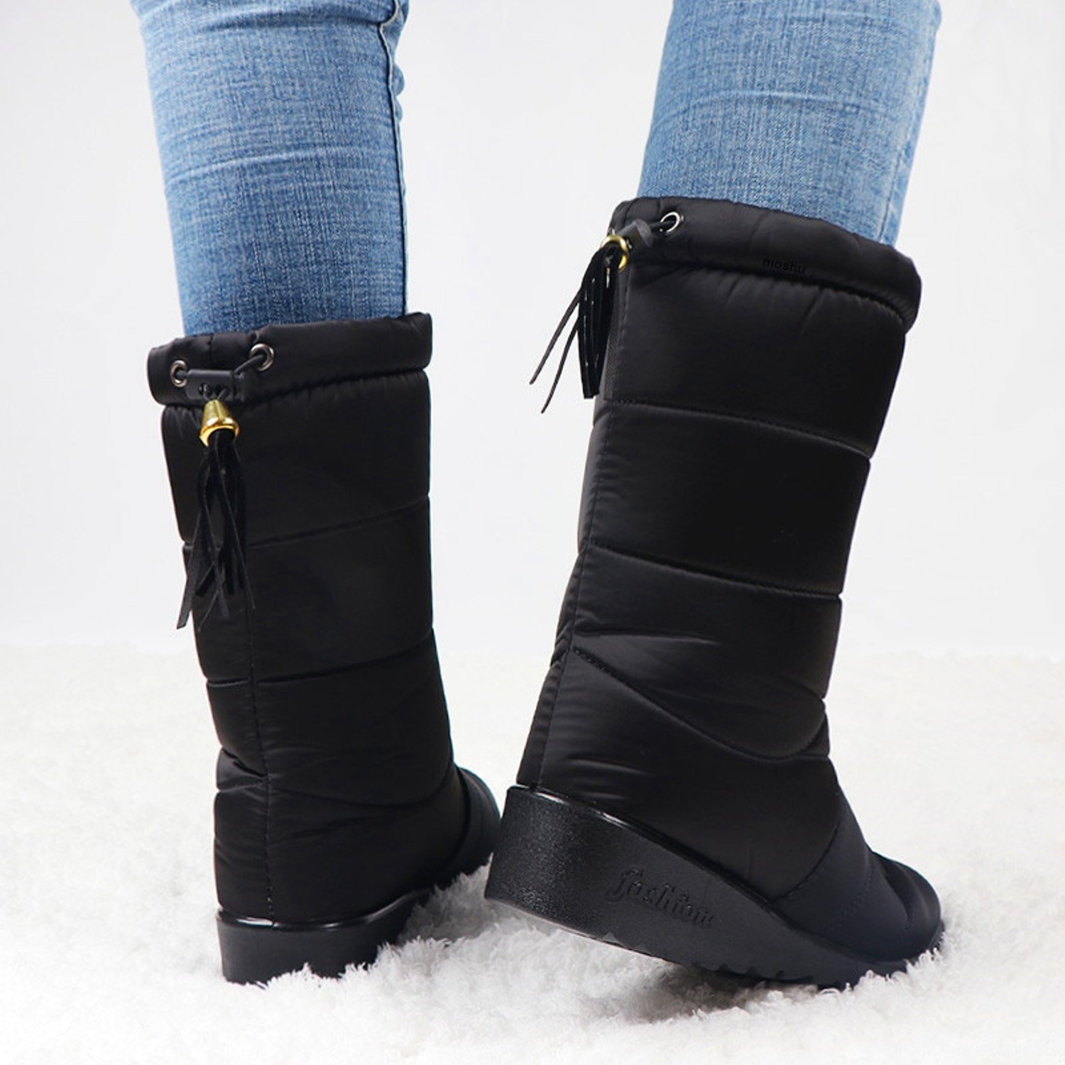 Waterproof Warm Fur Snow Boots