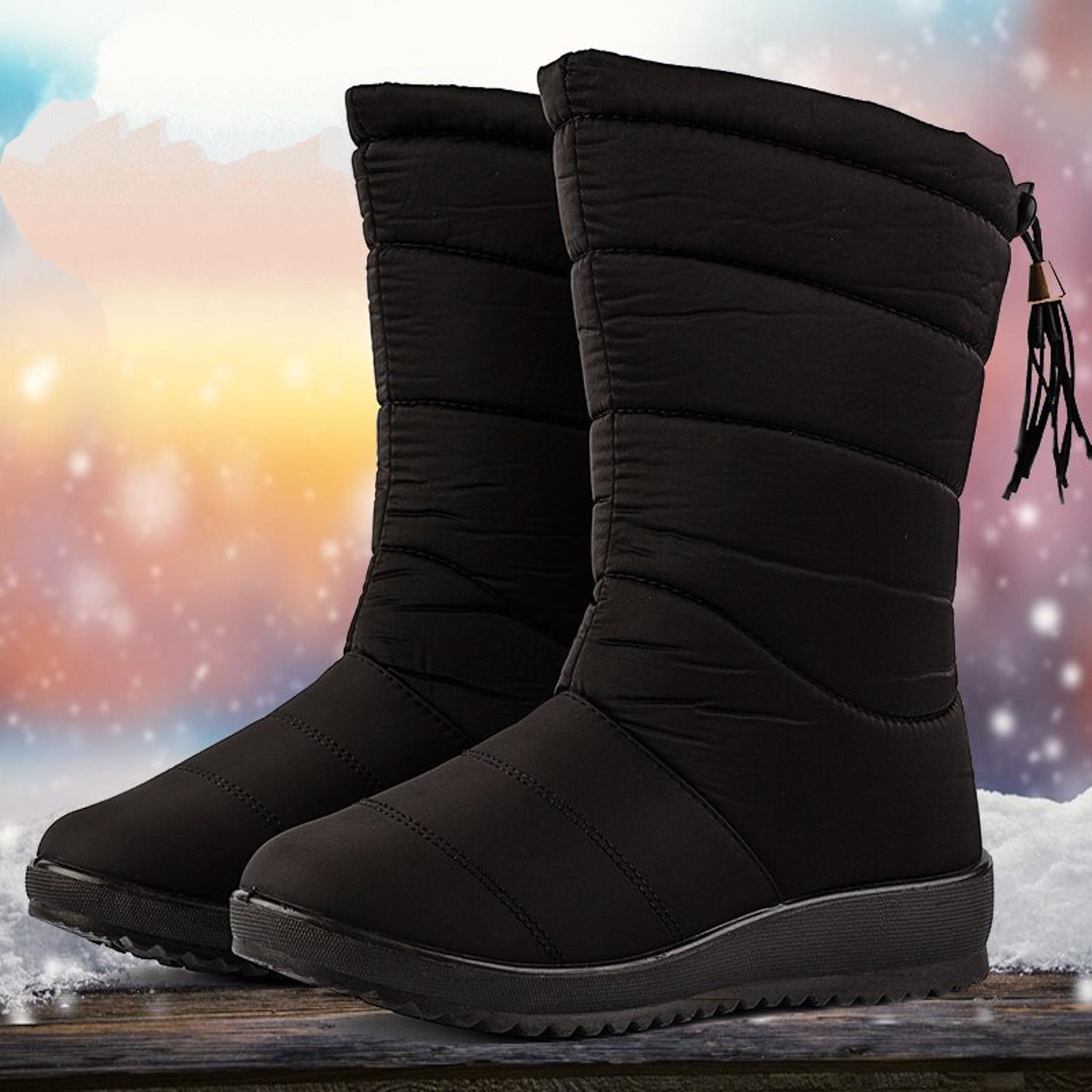 Waterproof Warm Fur Snow Boots