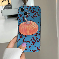 Funda para iPhone con diseño de calabaza bruja