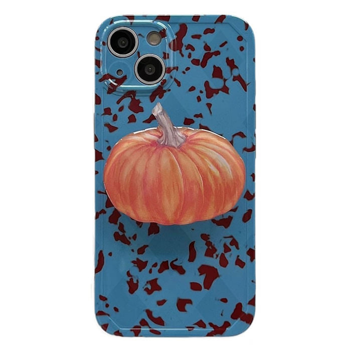 Funda para iPhone con diseño de calabaza bruja