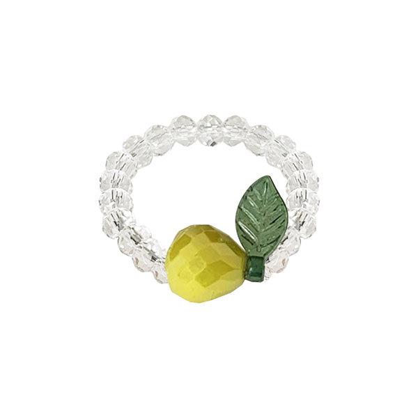 Anillo de perla de fruta Y2K