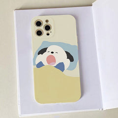 Funda para iPhone con perro bostezando