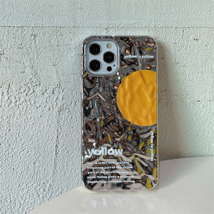 Funda para iPhone de color amarillo