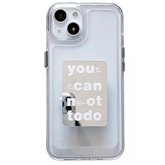 You Cannot To Do iPhone Case