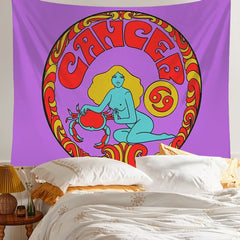 Zodiac Sign Wall Tapestry