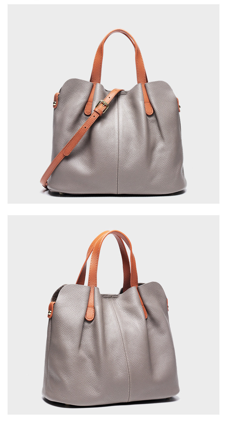 Bolsos de mano de piel de vaca