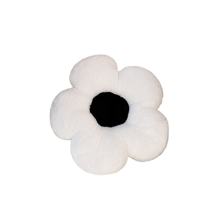 Black & White Flower Pillow