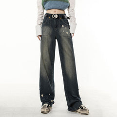 Jeans mit weitem Bein von Star Child