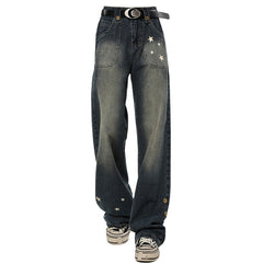 Jeans mit weitem Bein von Star Child