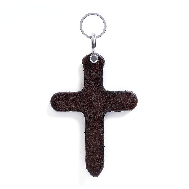 Kreative handgefertigte Vintage-Schlüsselanhänger aus Leder