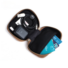 Easy Take Leder Mini-Organizer-Tasche aus Leder