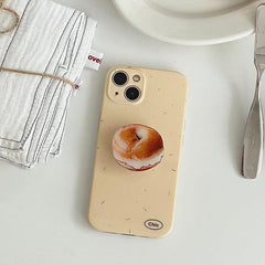 Funda para iPhone con diseño de bagel