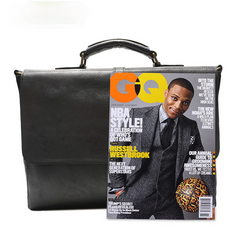 Retro Roomy Crossbody Leather BriefCase