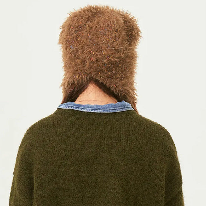 Gorro con orejas de oso