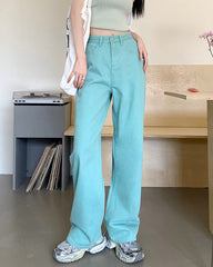 Jeans mit hoher Taille von Candy Cloud