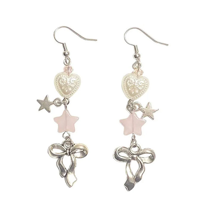 Coquette Bow Drop Earrings