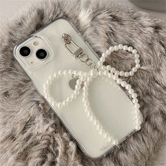 Funda para iPhone con lazo y perla