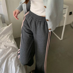 Bow Side Stripe Sweatpants