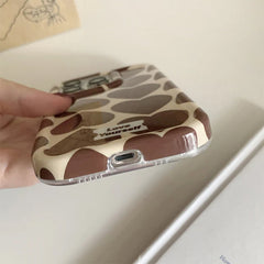 Brown Heart IPhone Case