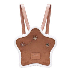 Vanilla Girl Sheepskin Star Backpack