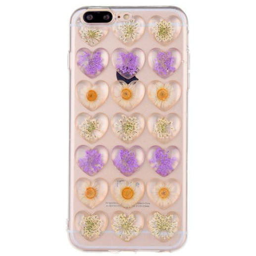 Funda para iPhone con forma de corazón de burbujas 