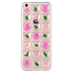 Funda para iPhone con forma de corazón de burbujas 