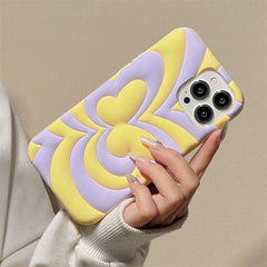 Funda para iPhone con diseño de mariposa en 3D