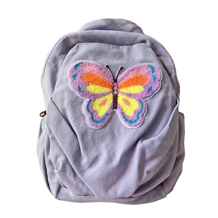 Mochila mariposa lavanda