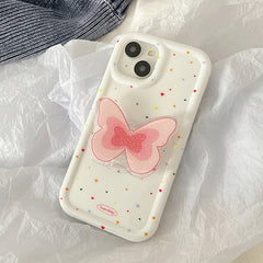 Funda para iPhone con diseño de mariposa PopSocket