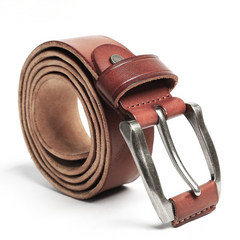 Retro Men's Handmade Leather Casual Belt 15007