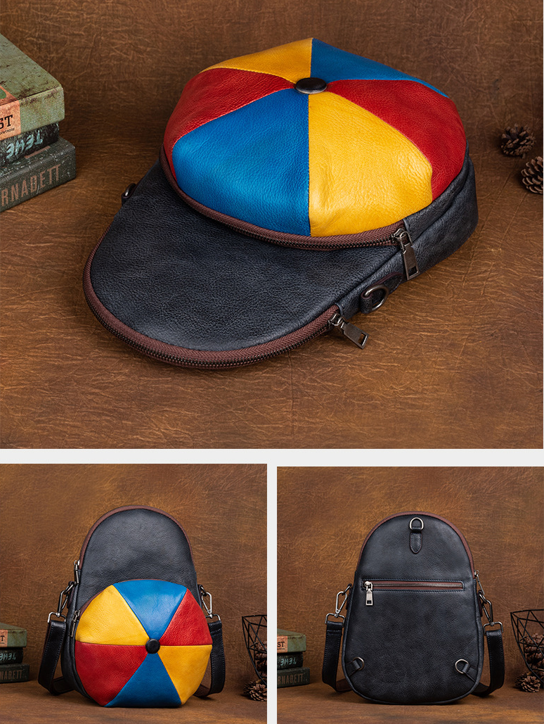 Vintage Hat Shape Leather