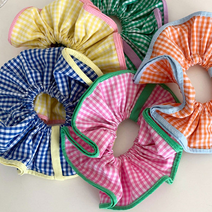 Candy Plaid Scrunchie