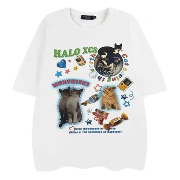 Camiseta gráfica Cat's Planet