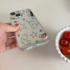 Cat & Star iPhone Case