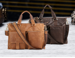 Men's Leather Business BriefCase