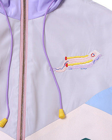 Embroidered Tennis Jacket