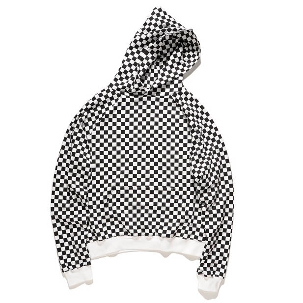 Sudadera unisex con capucha Checker