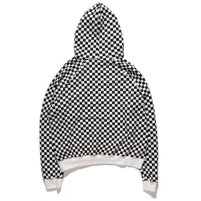 Sudadera unisex con capucha Checker